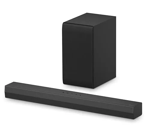 Soundbar LG 300W RMS, 2.1 Canais, Dolby Digital, BT 5.3, Óptica, HDMI, AI Sound Pro - S40T