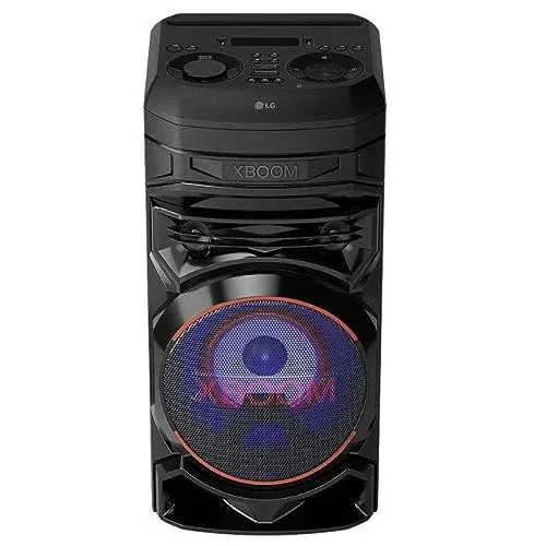 Caixa Acústica LG XBOOM RNC5, Bluetooth, DJ, Karaokê, 200W e Iluminação de Festa