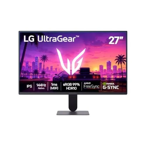 Monitor Gamer LG UltraGear 27G411B 27" IPS Full HD 144Hz 1ms G-SYNC FreeSync
