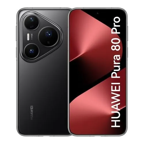 Smartphone HUAWEI Pura 80 Pro 12GB+512GB Câmera Ultra-iluminação 5170 mAh Preto