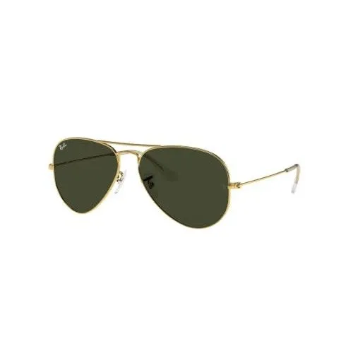 Óculos de Sol Ray-Ban Aviator, Ouro, Tamanho 58