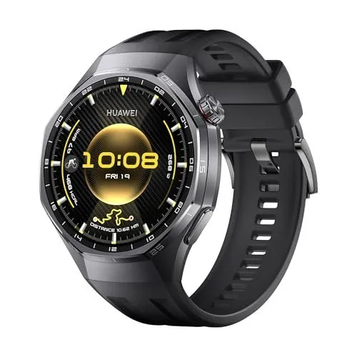 Smartwatch HUAWEI WATCH GT 6 Pro 46mm - Bateria 21 Dias, 100+ Modos Esportivos, ECG, GPS, Preto