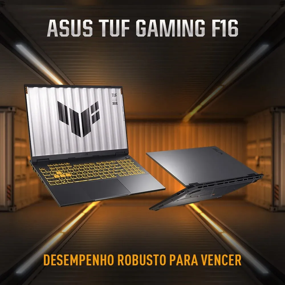 Notebook ASUS TUF Gaming F16 FX608JMR-RV298 i5-14450HX RTX 5060 8GB 16GB RAM 512GB SSD 16" FHD 