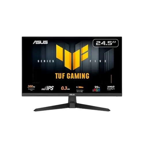 Monitor Gamer ASUS TUF 25", Full HD, 200Hz, 0.3ms, IPS, FreeSync Premium, Som Integrado, VG259Q