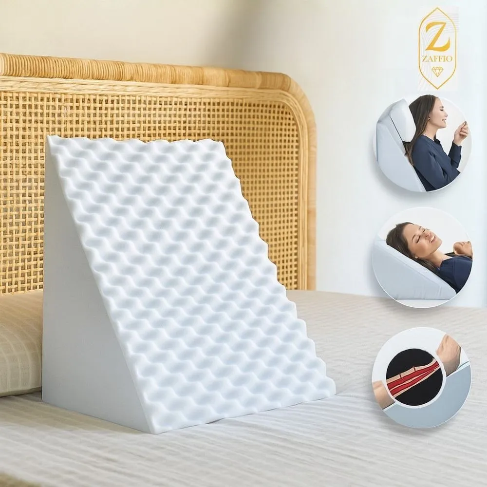 Travesseiro Encosto Triangular Repouso Leitura Anatômico Pós Cirúrgico