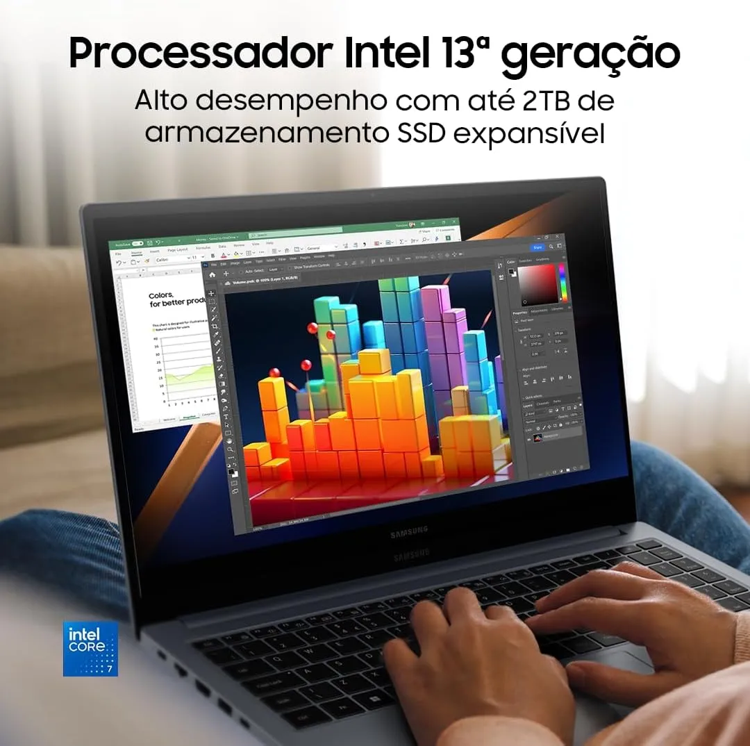 Samsung Galaxy Book4 Intel® Core™ i3-1315U, 8GB, 256GB SSD, 15.6'' Full HD