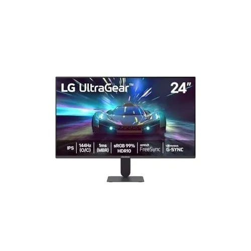 Monitor Gamer LG UltraGear 24" IPS 144Hz 1ms Full HD HDR10 G-SYNC FreeSync - 24G411A