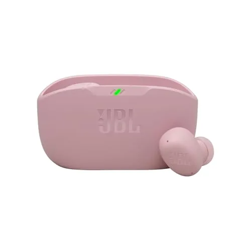 Fone de Ouvido Sem Fio JBL Wave Buds 2 Intra Auricular Bluetooth Resistente à Água Rosa