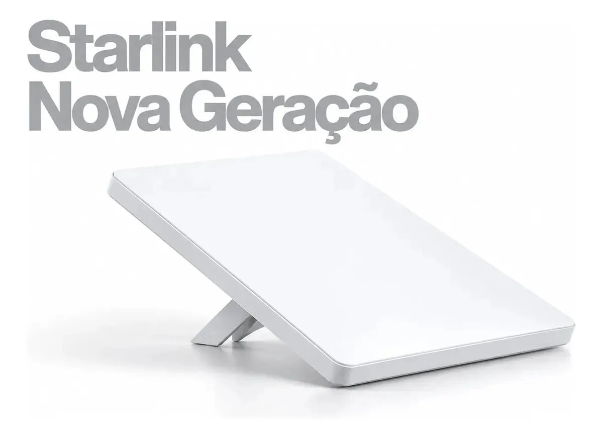Starlink Mini Kit Antena Satelite Com Roteador Wi Fi