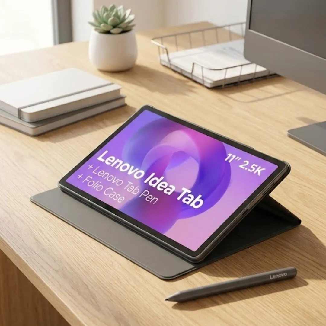 Tablet Lenovo Idea Tab ZAFR0856BR, 8GB RAM, 128GB, 11” 2.5K 90Hz, c/ Caneta e Capa