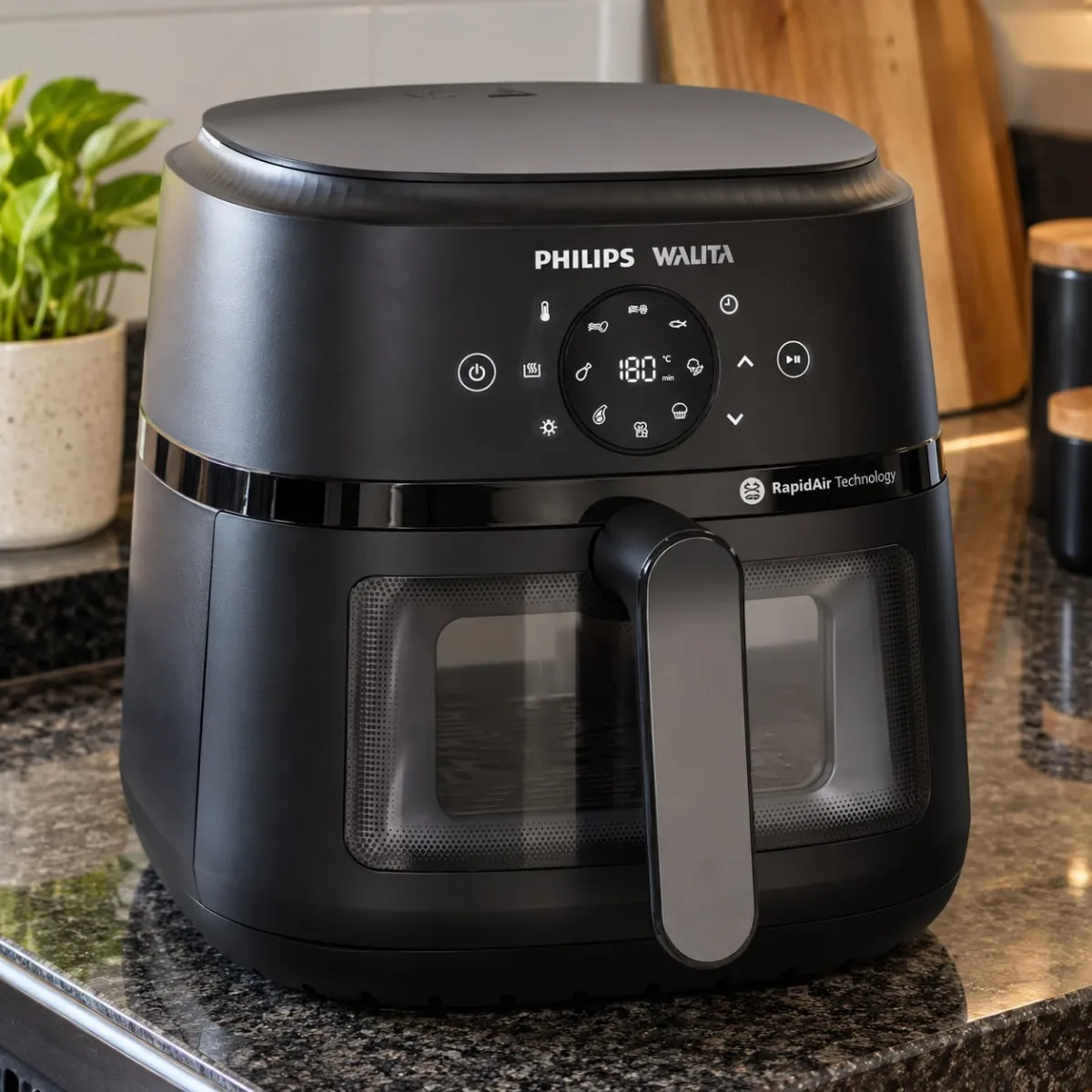 Philips Walita Fritadeira Airfryer Série 2000 6,2L, Painel Touch, 220V