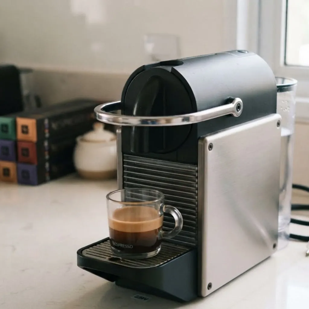Cafeteira Espresso Nespresso Pixie Redesign Titânio 220V