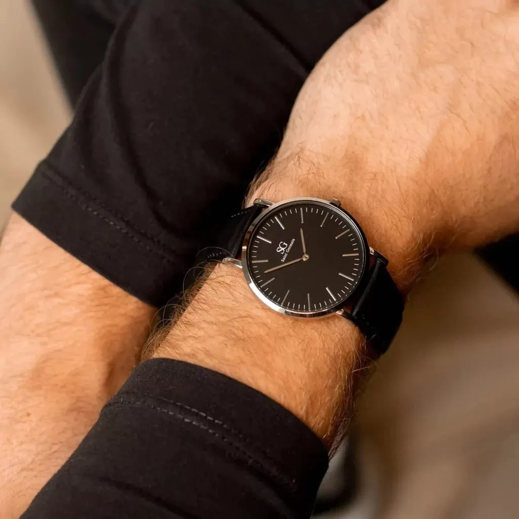 Relógio Masculino Preto Murray Black Hill 40mm
