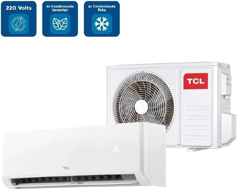 TCL Ar Condicionado Split Inverter TCL BreezeIN AI 12000 BTU/h Frio TAC-12CTG3-INV