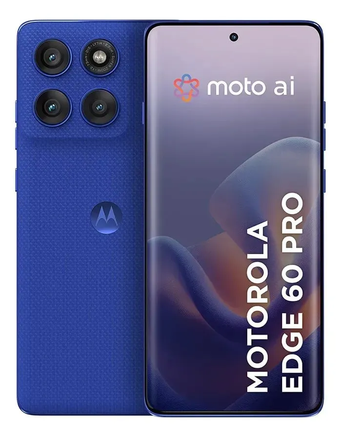 Smartphone Motorola Edge 60 Pro 5G 256GB 12GB RAM Tela Quad Curve Azul
