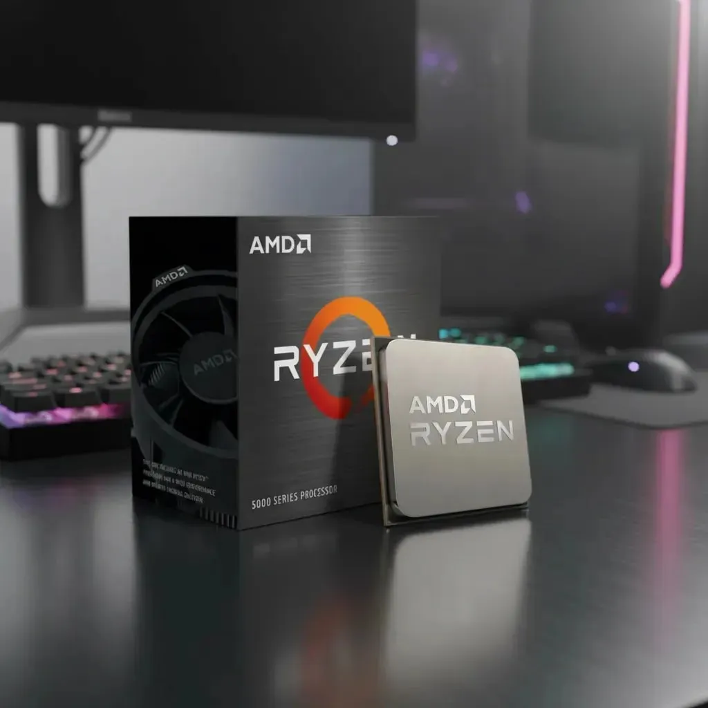 Processador AMD Ryzen 5 5500 3.6Ghz 4.2Ghz Max Turbo Cache 16 MB AM4