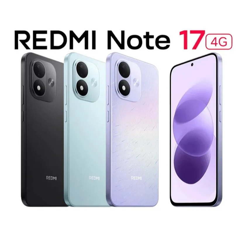 Celular Xiaomi Redmi Note 17 4G, Tela AMOLED 6.99", Bateria 7700 mAh, Câmera 50MP, Versão Globa