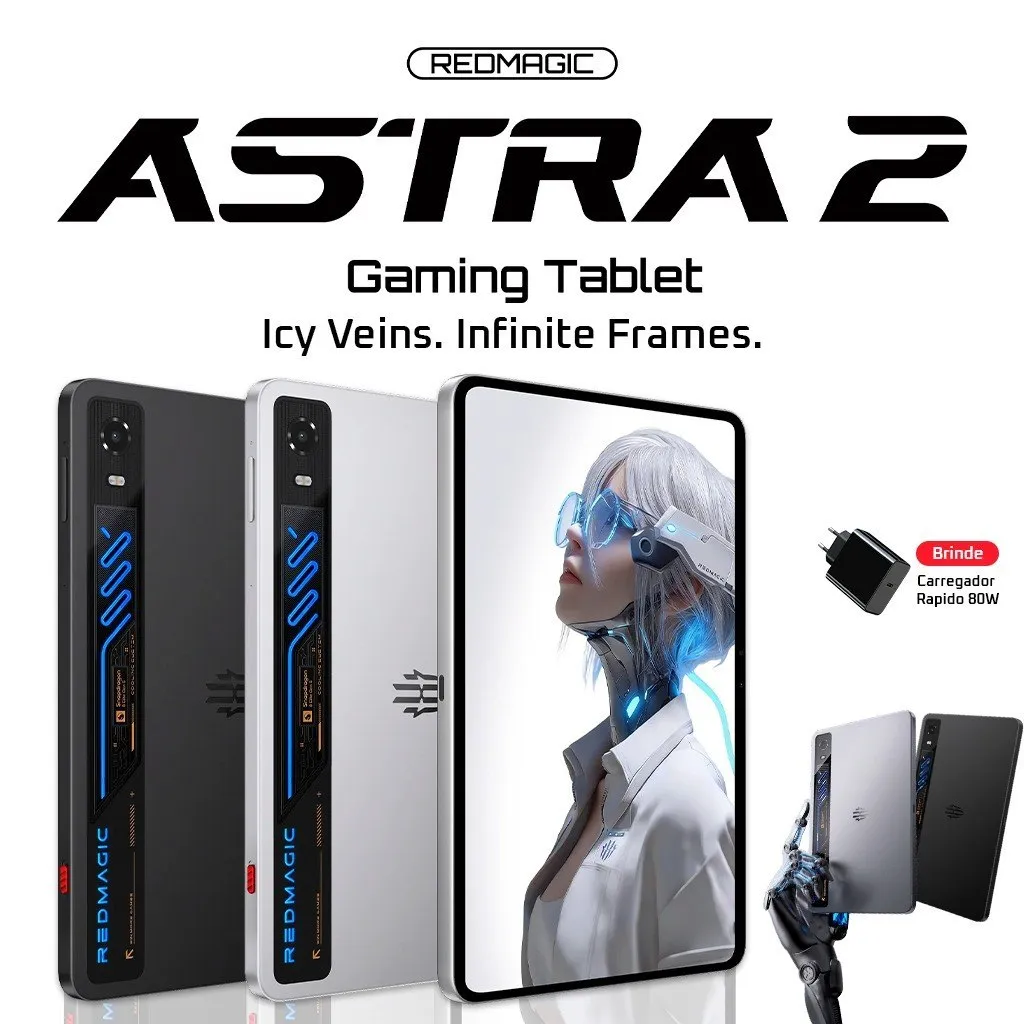 REDMAGIC Astra 2 Gaming Tablet Mini 9.06'' OLED 8300mAh 8 Elite Gen 5, 12+256GB