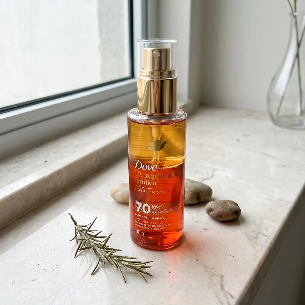 Dove Óleo e Sérum Bifásico UV Repair & Glow + Ferúlico 110ml