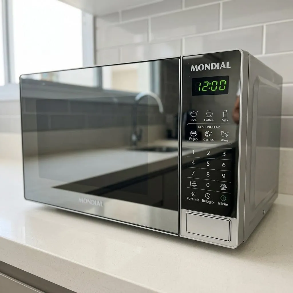 Micro-Ondas MONDIAL Espelhado 1400W 220V MO-02-34-E