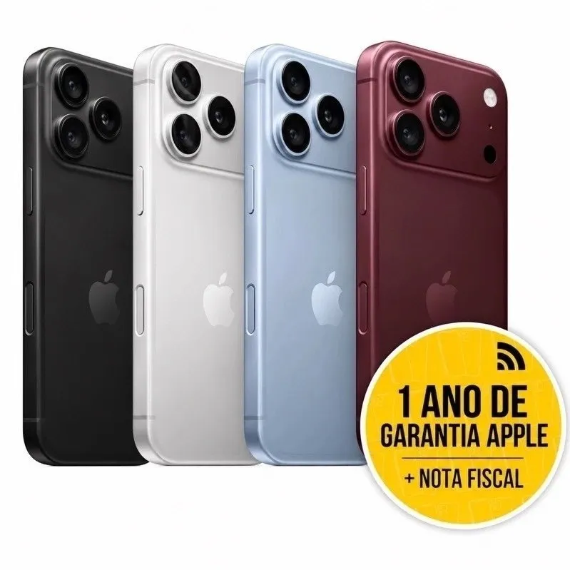 Celular Apple iPhone 18 Pro e 18 Pro Max 256GB 512GB 5G NFC Lançamento