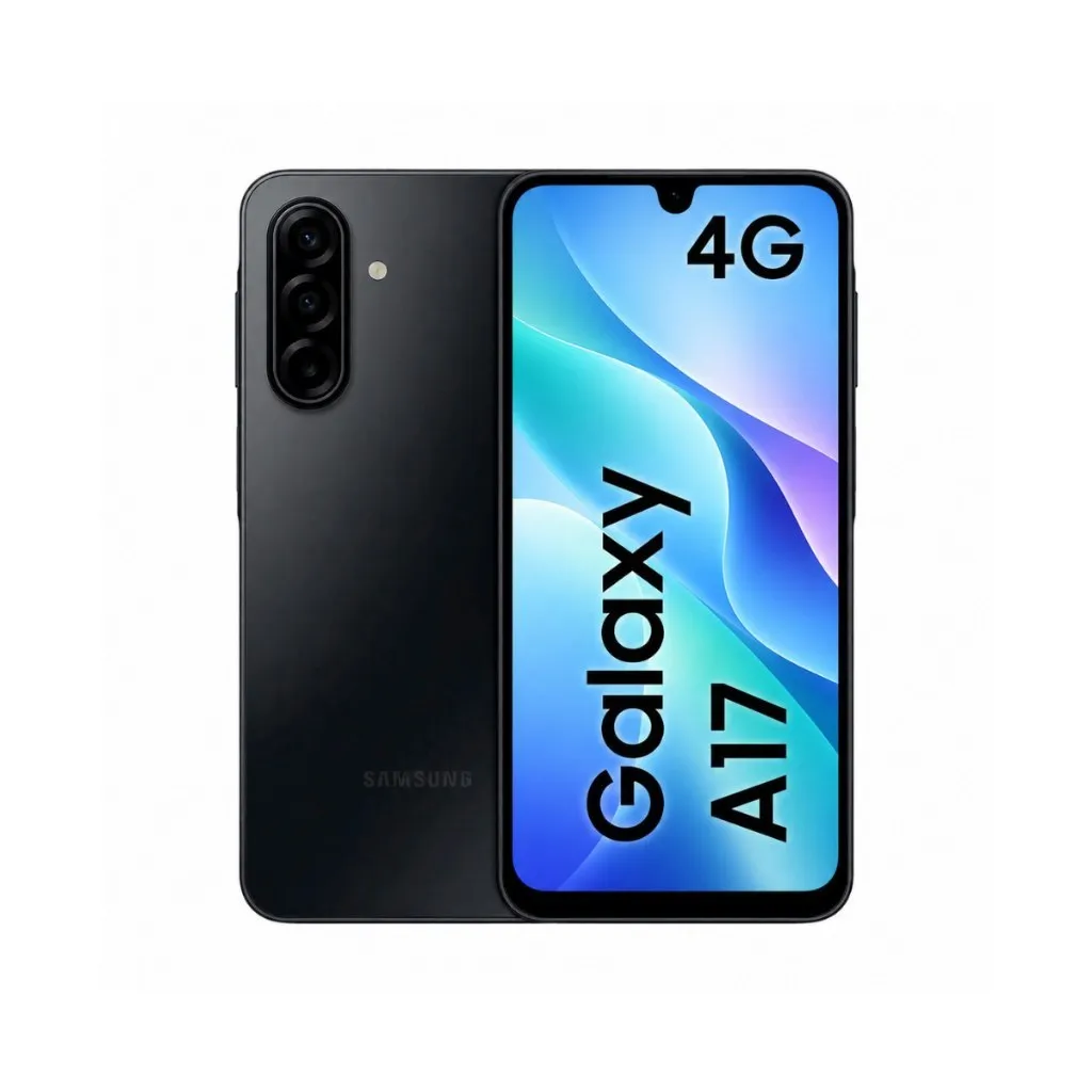 Smartphone Samsung Galaxy A17, 4G, 128GB, 4GB RAM, NFC Preto