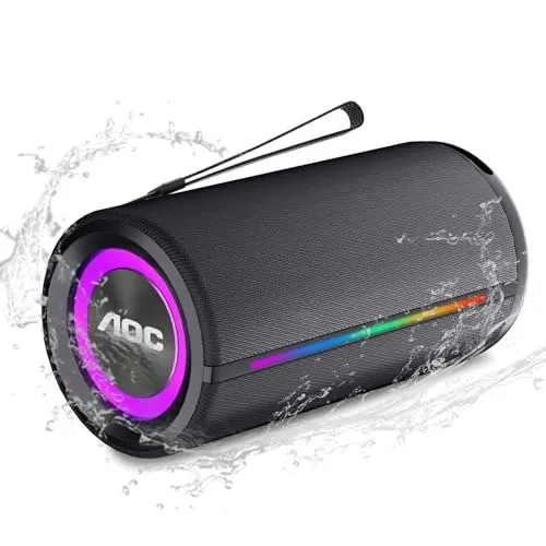 Caixa de Som Portátil AOC ACS4341 Bluetooth IPX5 35W AI Sound Boost