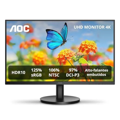 Monitor AOC 27" 4K IPS 106% NTSC 97% DCI-P3 Speakers U27B3A
