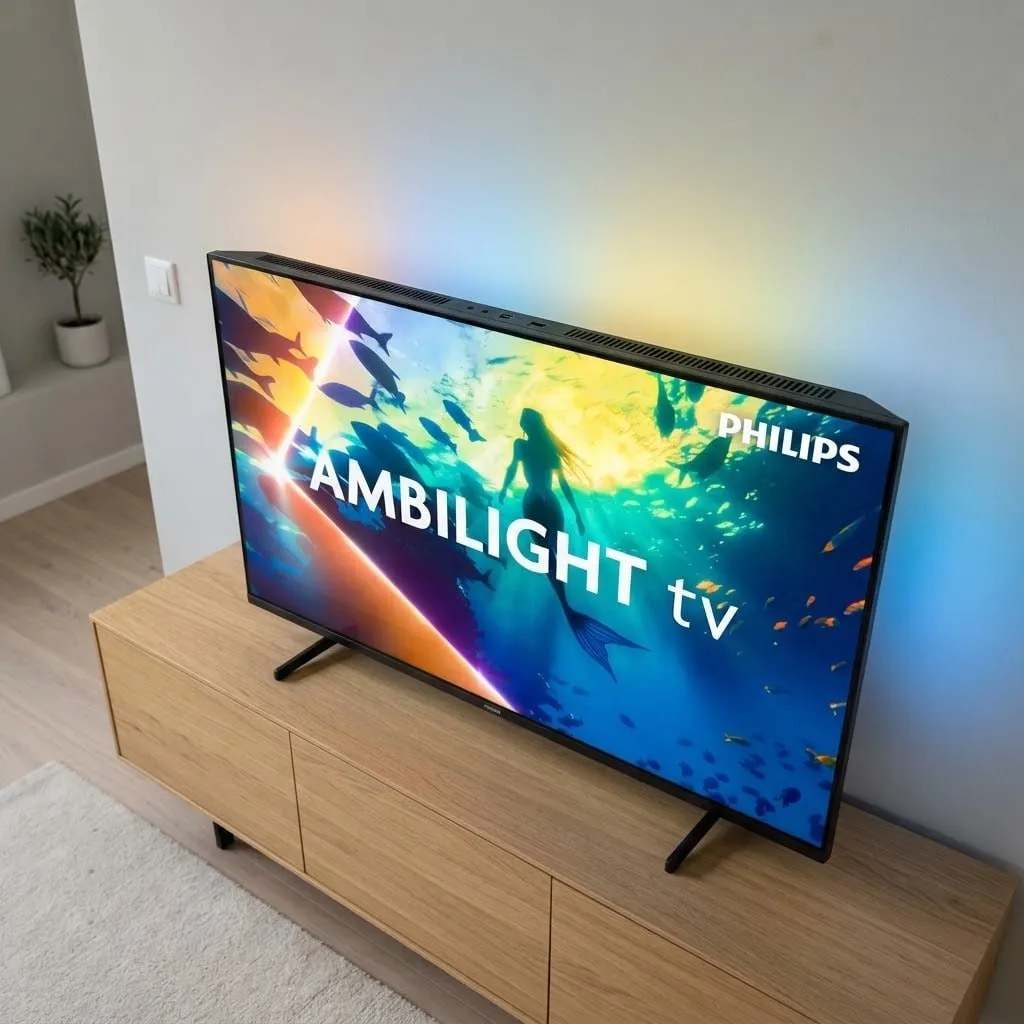Smart Tv 65" 4k Philips Ambilight Titan os 20w Hdr10+