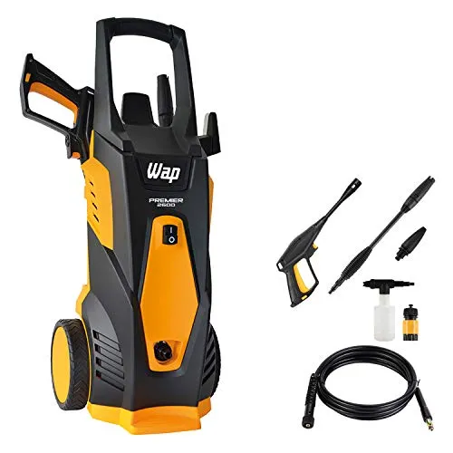 WAP Lavadora Alta Pressão PREMIER 2600, Bico Turbo, Jato Leque/Conc., 2000psi 1800W 220V