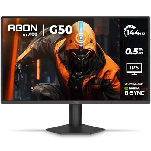 Monitor Gamer AOC AGON G50 24" 144Hz 0,5ms IPS HDR10 G-SYNC 24G50F