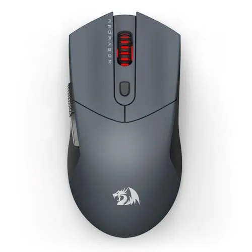 Mouse Gamer Redragon St4r Pro PAW3395 26000 DPI Sem Fio Bluetooth USB-C Ambidestro Preto M917GB