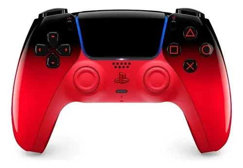 Controle Sem Fio Sony DualSense Hyperpop para PS5, Vermelho Techno Red