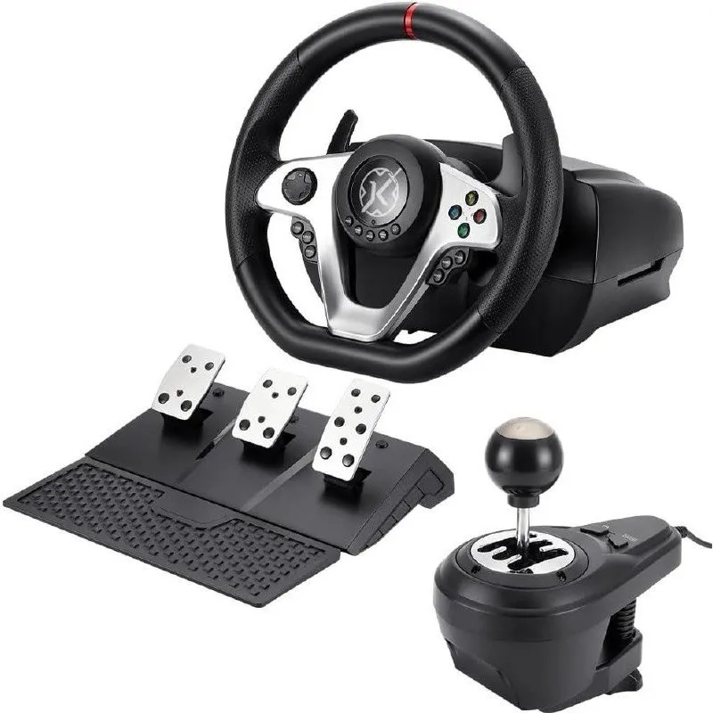 Kalkan G500 ProRacing Volante Pedais Câmbio USB Force Feedback 3.2Nm 900° PC Xbox PS4