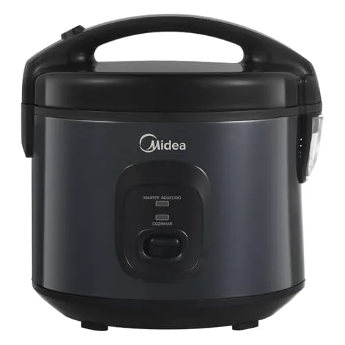 Panela de Arroz Elétrica 3L Preta Midea