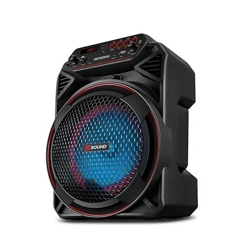 Caixa Amplificada Xsound Mondial CM-220-N, 220W RMS, Bivolt, Preto