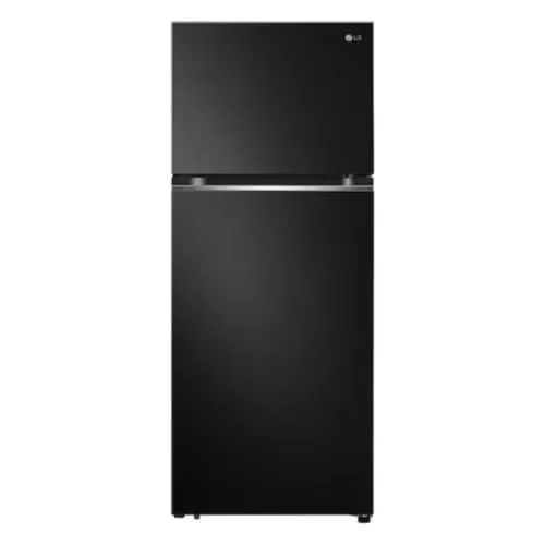 Geladeira LG GN-B392PX 2 Portas 395 Litros Preta Inox Frost Free Top Freezer Inverter -127V