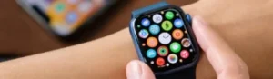 apple watch series 7 azul menu