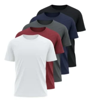 D NQ NP 2X 941081 MLB94233241066 102025 F kit 5 camisetas basicas masculina dry fit lisa tradicional