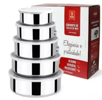 conjunto 5 tigelas
